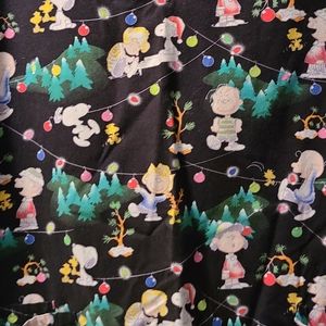 Vintage Peanuts/Snoopy Christmas Scrub Top